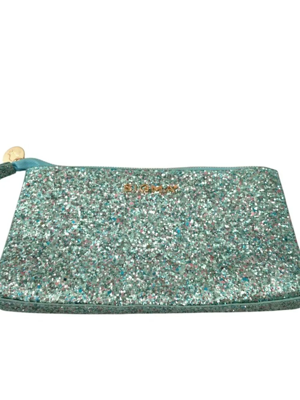 Disney Princess Cinderella X Sigma Makeup Bag Blue Sparkly Glitter Pouch